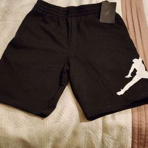 Jordan Jumpman Nike Kids Black and White Athletic Shorts NWT Sz M